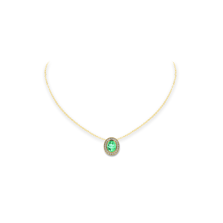 Jewelry image on model