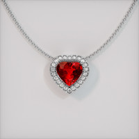Ruby Pendant 0.80 Ct. Platinum 950 Preview