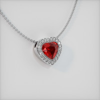 Ruby Pendant 0.80 Ct. Platinum 950 Preview