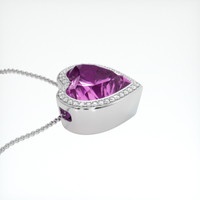 56.41 Ct. Gemstone Pendant, 14K White Gold 3