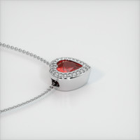 Ruby Pendant 0.80 Ct., 18K White Gold Preview