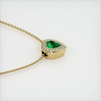 1.83 Ct. Emerald Pendant, 18K Yellow Gold 3