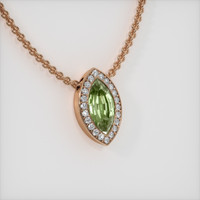 2.31 Ct. Gemstone Pendant, 14K Rose Gold 2