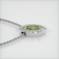 2.31 Ct. Gemstone Pendant, 14K White Gold 3