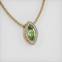 2.31 Ct. Gemstone Pendant, 14K Yellow Gold 2