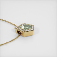 0.81 Ct. Sapphire Pendant, 14K Yellow Gold 3
