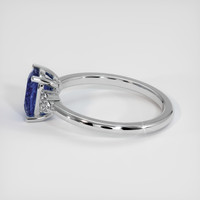 1.20 Ct. Blue Sapphire Ring, Platinum 950 4