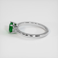 1.09 Ct. Emerald Ring, Platinum 950 4