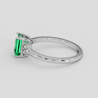 1.49 Ct. Emerald Ring, Platinum 950 4