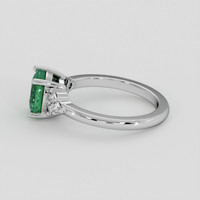 1.73 Ct. Emerald Ring, Platinum 950 4