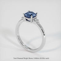 1.23 Ct. Gemstone Ring, Platinum 950 2