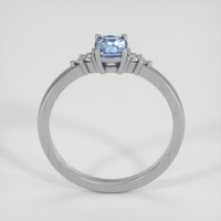 0.86 Ct. Bluish Grey Spinel Ring, Platinum 950 3