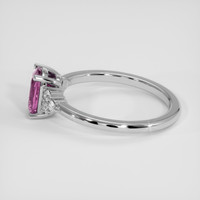 1.26 Ct. Pink Sapphire Ring, Platinum 950 4