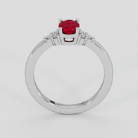 1.06 Ct. Ruby Ring, Platinum 950 3