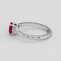 1.06 Ct. Ruby Ring, Platinum 950 4