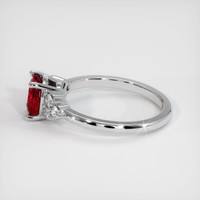 1.12 Ct. Ruby Ring, Platinum 950 4