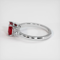 1.54 Ct. Ruby Ring, Platinum 950 4