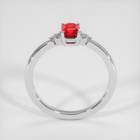 1.14 Ct. Ruby Ring, Platinum 950 3