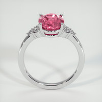 3.01 Ct. Padparadscha Sapphire Ring, Platinum 950 3
