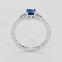 1.10 Ct. Blue Sapphire Ring, Platinum 950 3