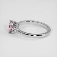 0.94 Ct. Pink Sapphire Ring, Platinum 950 4