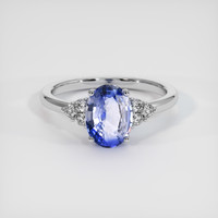 1.31 Ct. Bi Color Sapphire Ring, Platinum 950 1