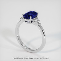 3.11 Ct. Sapphire Ring, Platinum 950 2