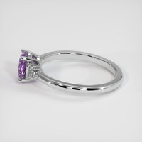 1.15 Ct. Purple Sapphire Ring, Platinum 950 4