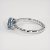 1.05 Ct. Blue Sapphire Ring, Platinum 950 4