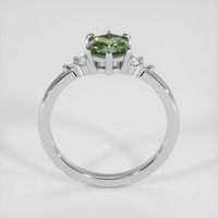 1.00 Ct. Green Sapphire Ring, Platinum 950 3