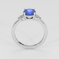 1.73 Ct. Blue Sapphire Ring, Platinum 950 3