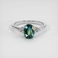 2.00 Ct. Sapphire Ring, Platinum 950 1