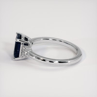 1.61 Ct. Blue Sapphire Ring, Platinum 950 4