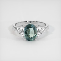 1.65 Ct. Sapphire Ring, Platinum 950 1