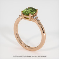 1.66 Ct. Gemstone Ring, 14K Rose Gold 2