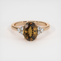 2.82 Ct. Gemstone Ring, 14K Rose Gold 1