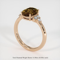 2.82 Ct. Gemstone Ring, 14K Rose Gold 2