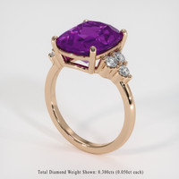 4.86 Ct. Gemstone Ring, 14K Rose Gold 2