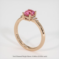 1.30 Ct. Sapphire Ring, 14K Rose Gold 2
