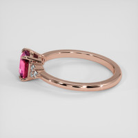 1.86 Ct. Pinkish Red Ruby Ring, 14K Rose Gold 4