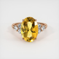 3.66 Ct. Gemstone Ring, 18K Rose Gold 1