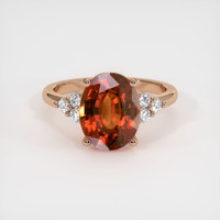 5.16 Ct. Gemstone Ring, 18K Rose Gold 1