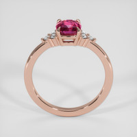 1.86 Ct. Pinkish Red Ruby Ring, 18K Rose Gold 3