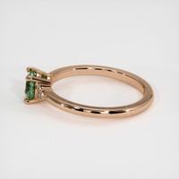 0.90 Ct. Sapphire Ring, 18K Rose Gold 4