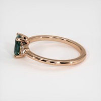 0.77 Ct. Sapphire Ring, 18K Rose Gold 4