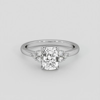 2.06 Ct. White Sapphire Ring, Silver 1