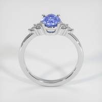 1.13 Ct. Blue Sapphire Ring, 10K White Gold 3
