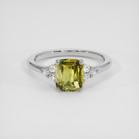 2.04 Ct. Alexandrite Ring, 10K White Gold 1