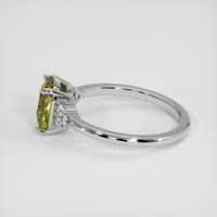 2.04 Ct. Alexandrite Ring, 10K White Gold 4