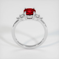 1.48 Ct. Ruby Ring, 10K White Gold 3
